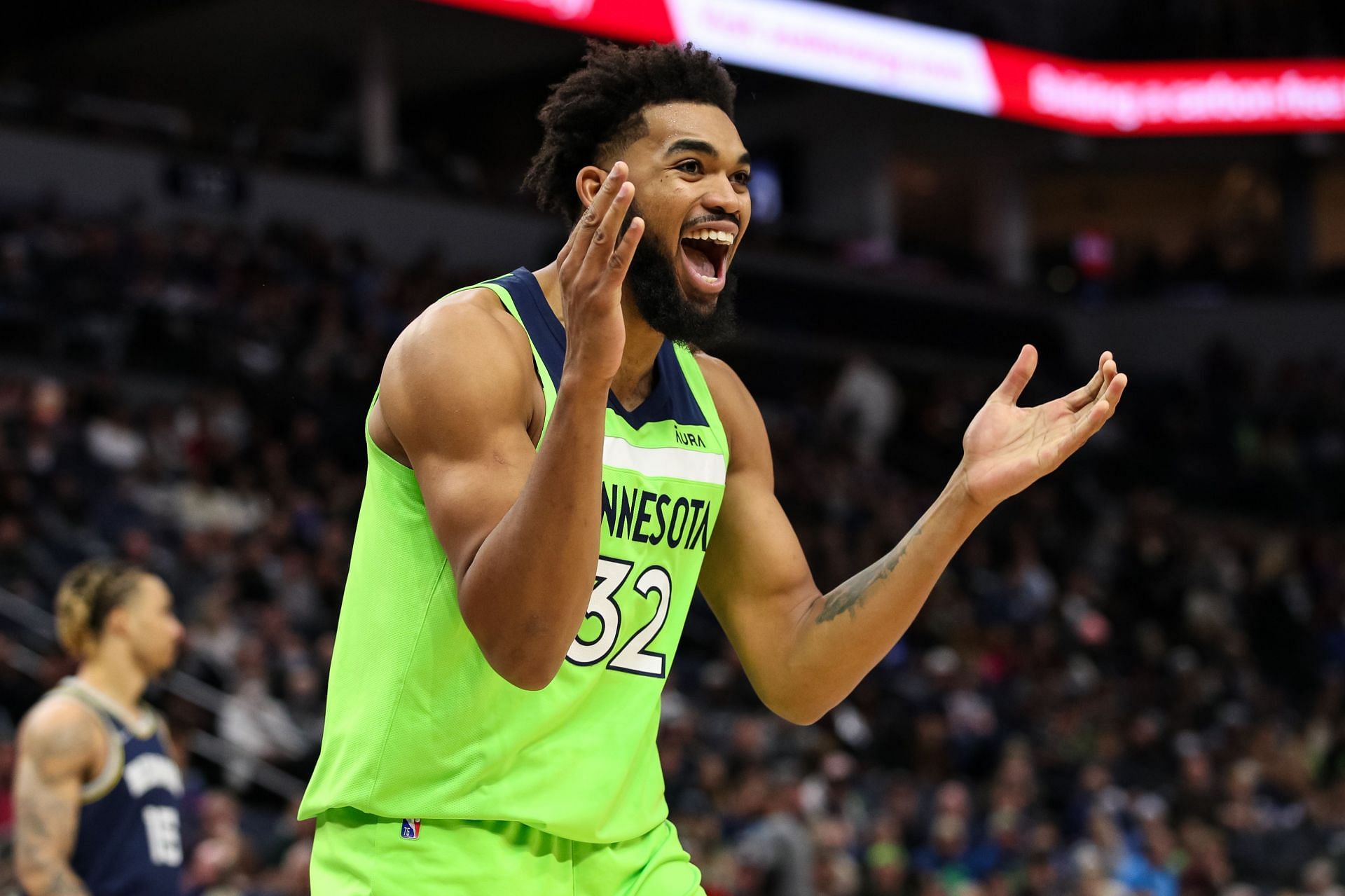 Karl-Anthony Towns in a two-time NBA All-Star
