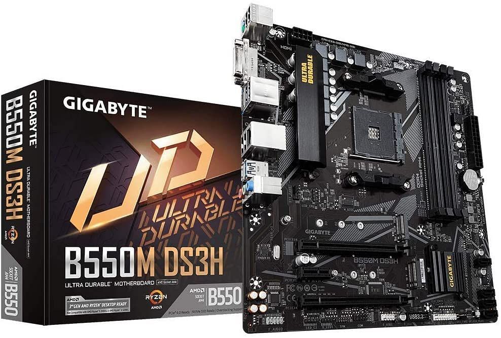 Gigabyte B550M DS3H (Image via Amazon)