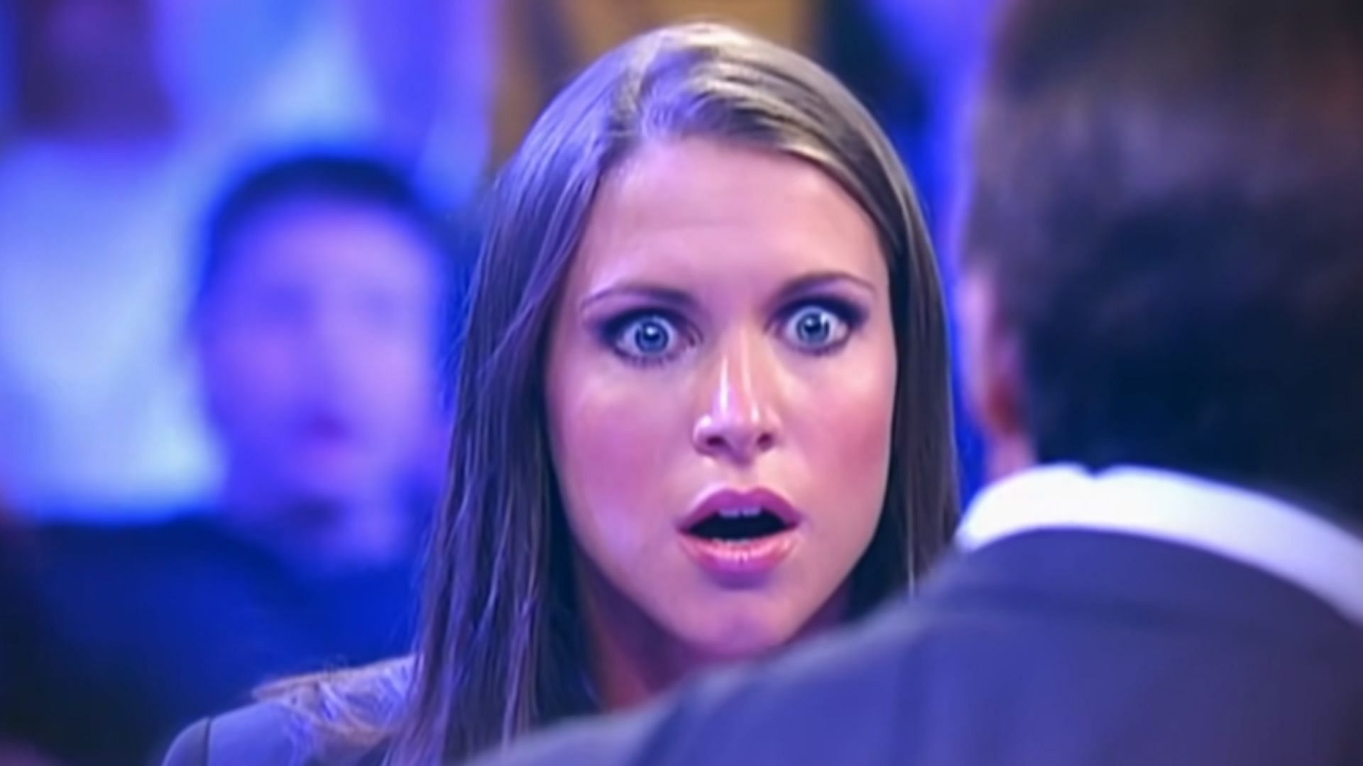 Stephanie McMahon&rsquo;s reaction to Eric Bischoff&rsquo;s unveiling