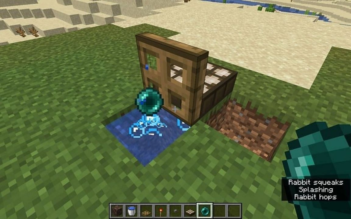 A little water and an Ender Pearl can send players across large distances (Image via Mojang)