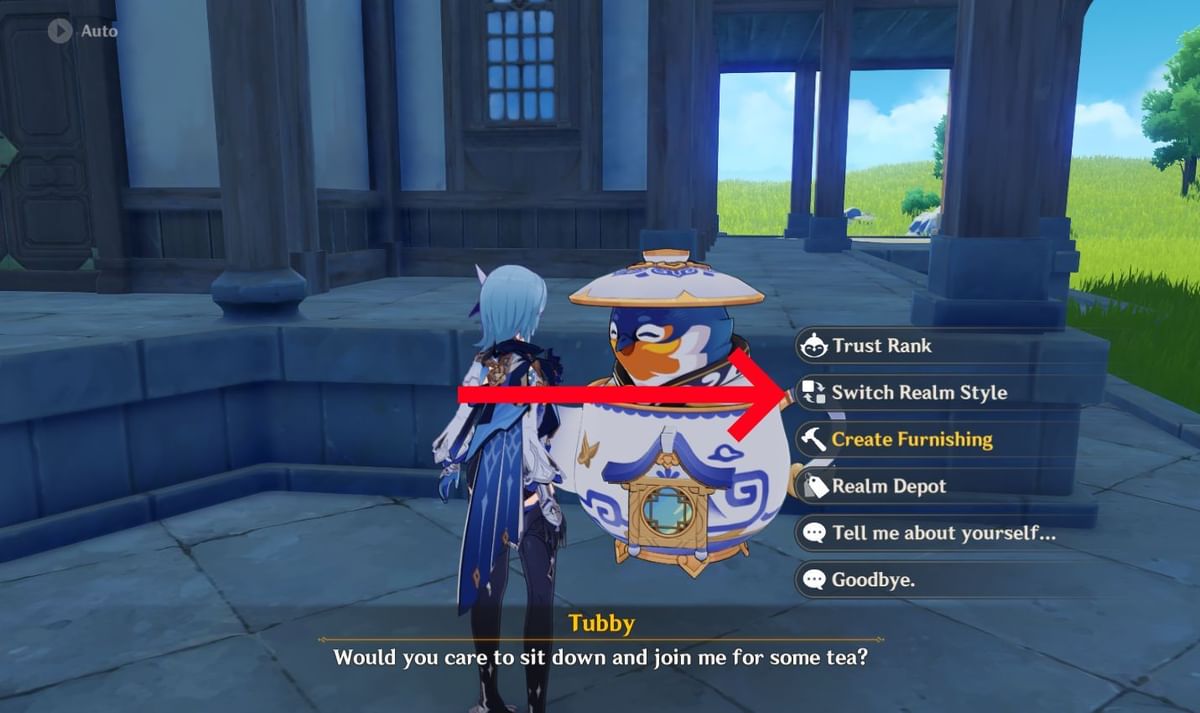 Genshin Impact Teapot Realm Best layouts and how to switch