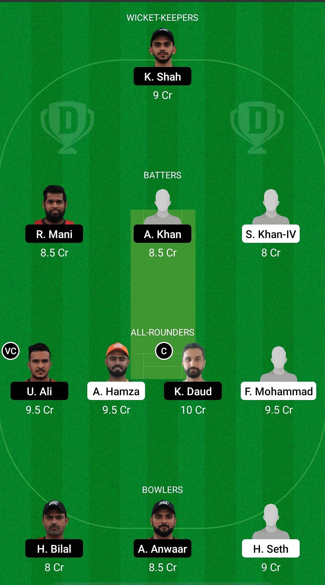 DUB vs SHA Dream11 Prediction - Emirates D10