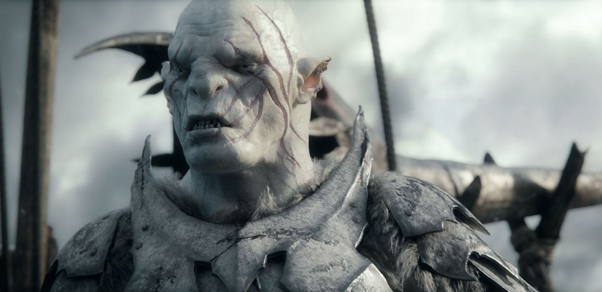 Azog the Defiler in &#039;The Battle of the Five Armies&#039; (Image via Warner Bros.)