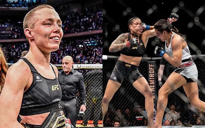 Watch: Rose Namajunas tears up seeing Julianna Pena beat Amanda Nunes to win the bantamweight title