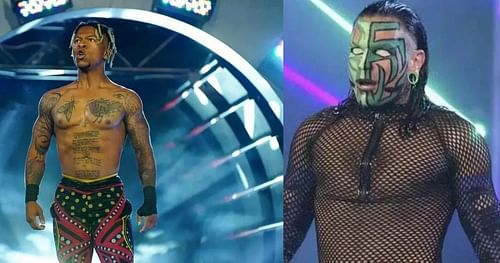 AEW Star Lio Rush (left) and Jeff Hardy (right)