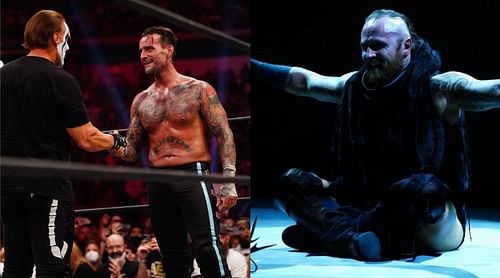 CM Punk-Sting (left) and Malakai Black (right)