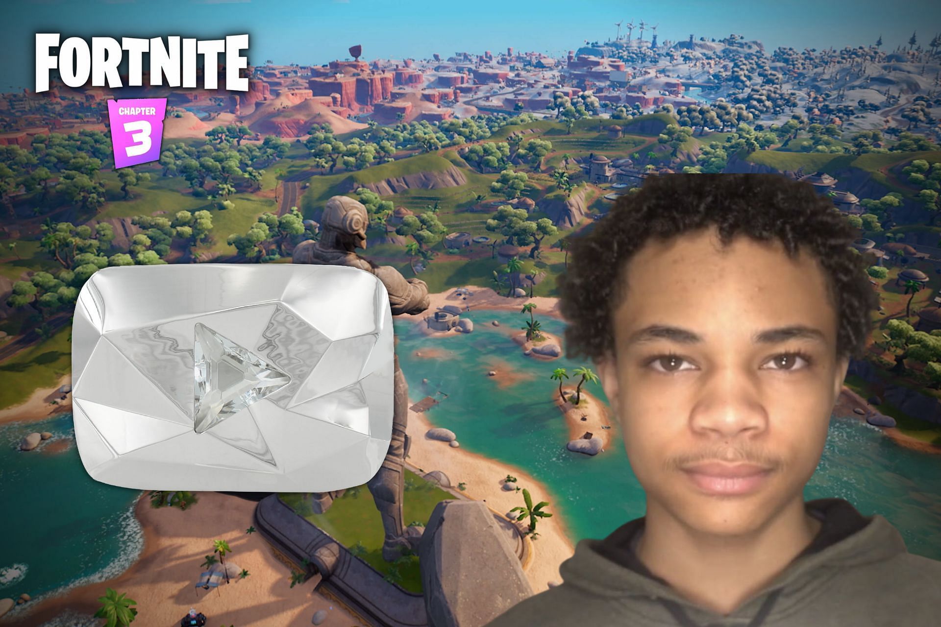 Popular YouTuber Ceeday returns to Fortnite Chapter 3 (Image via Sportskeeda)