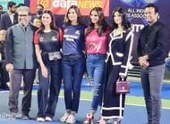 Tennis stars Sania Mirza, Leander Paes and other Bollywood celebrities during the inauguration