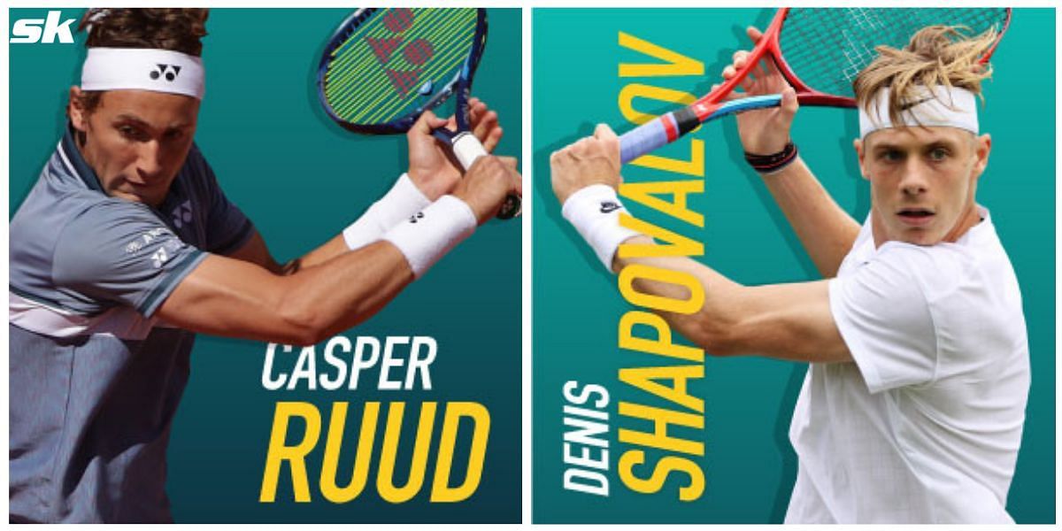 Casper Ruud will take on Denis Shapovalov in the Mubadala World Tennis Championship