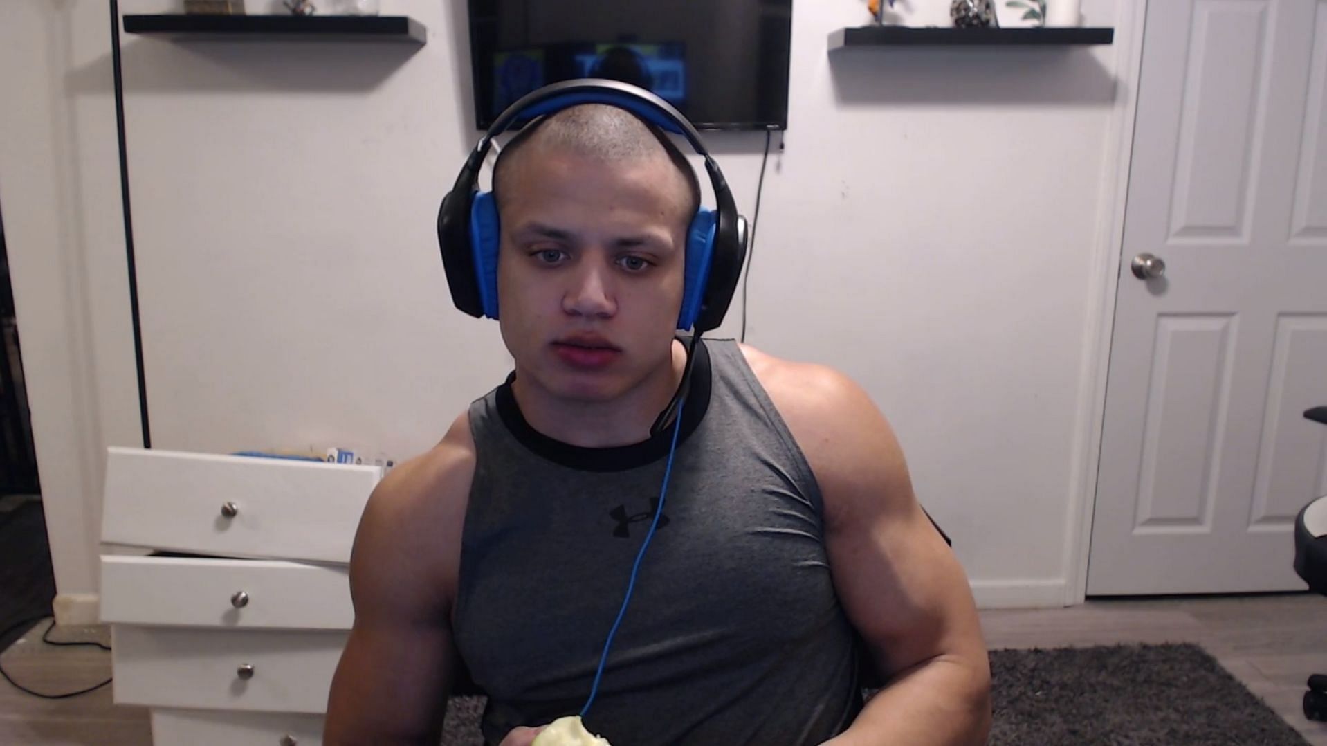 Tyler1 got hilariously stream-sniped during a Fornite livestream. (Image via Tyler1)