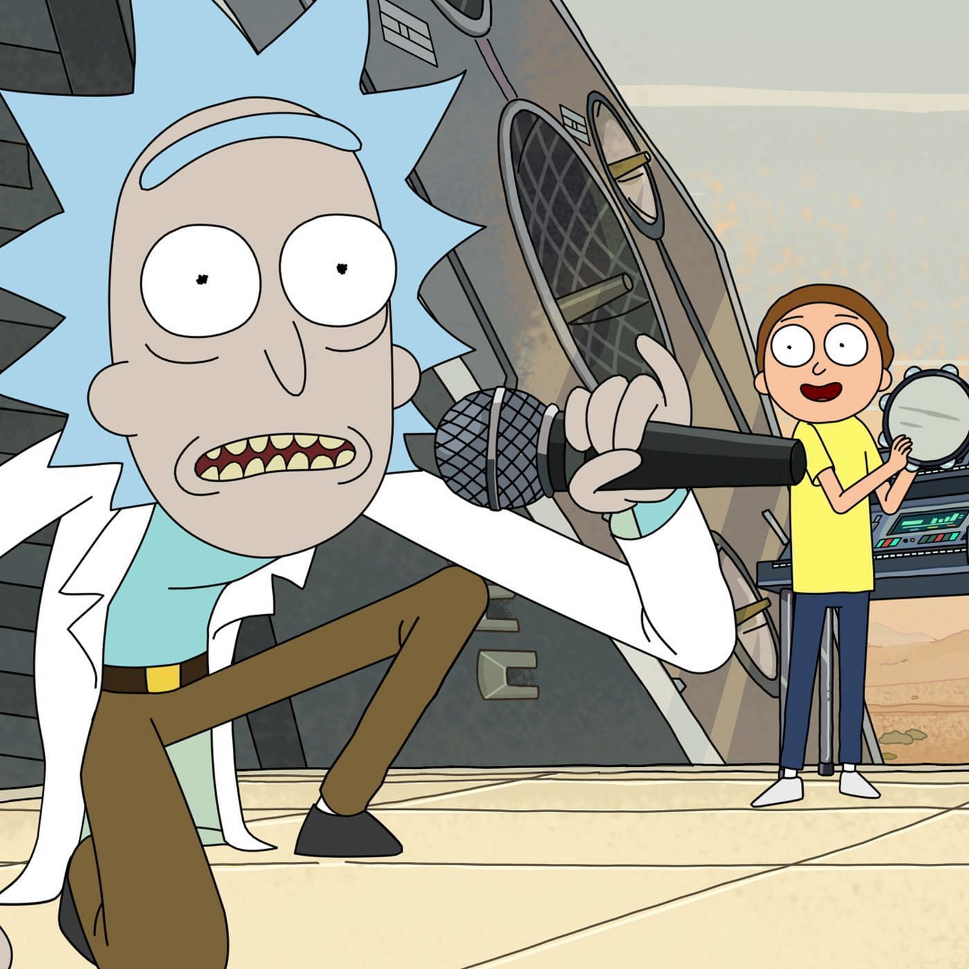 Rick and Morty is a sci-fi animated series for adults (Image via Adult Swim)