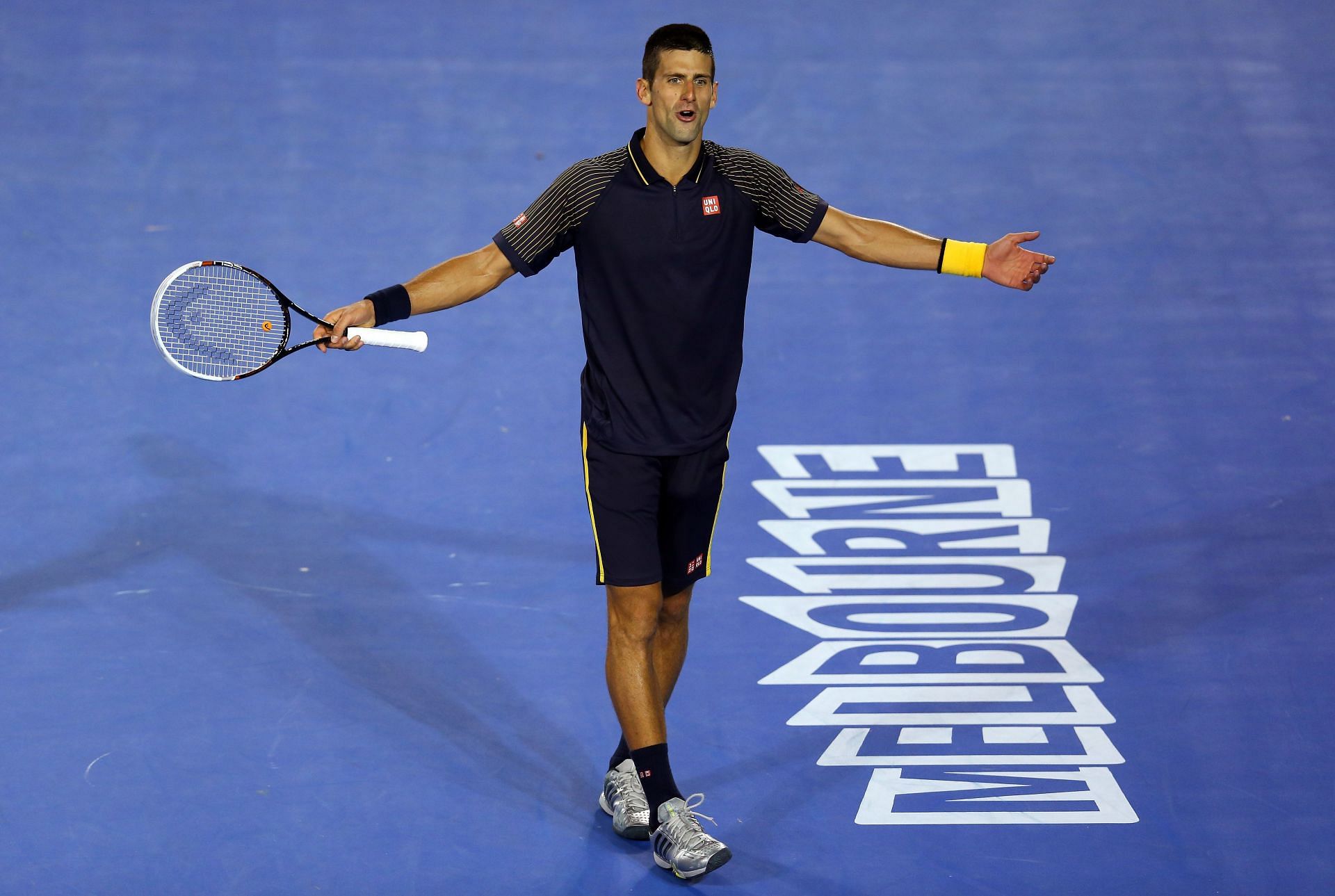 Novak Djokovic downed Stan Wawrinka in a 5 hour marathon at the 2013 Australian Open