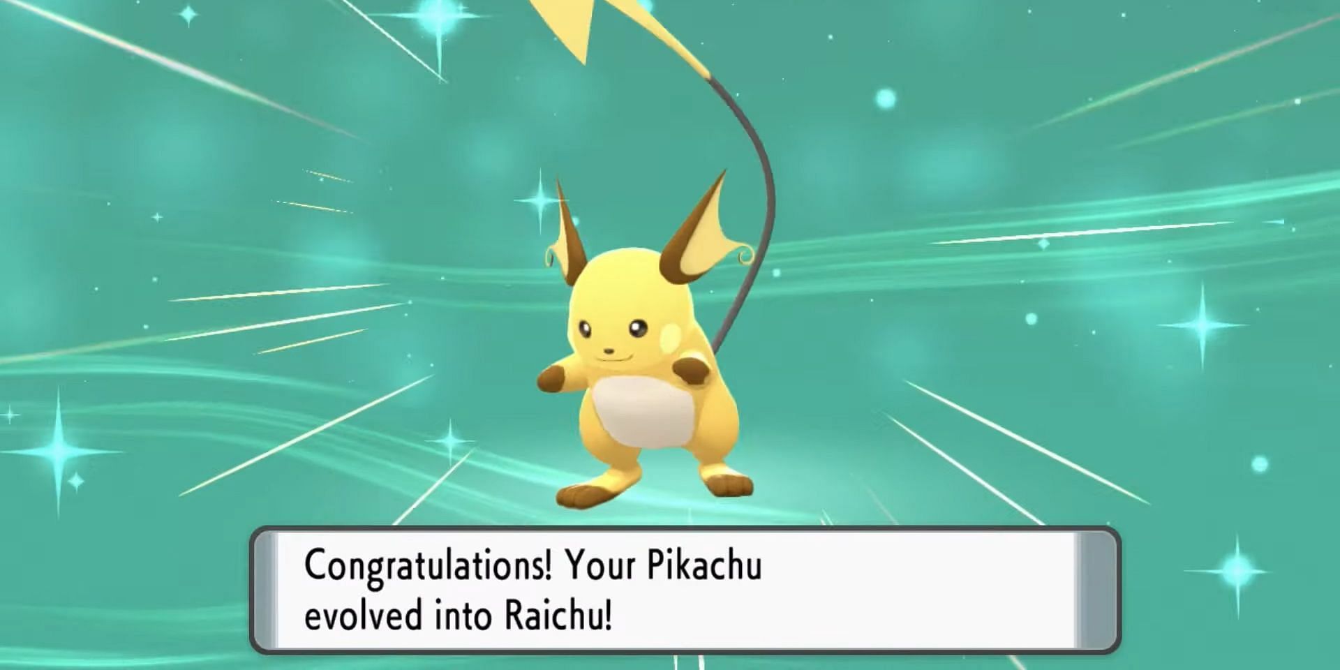 A newly evolved Raichu in BDSP. (Image via ILCA)