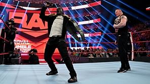 Was R-Truth making Brock Lesnar laugh part of a bet?