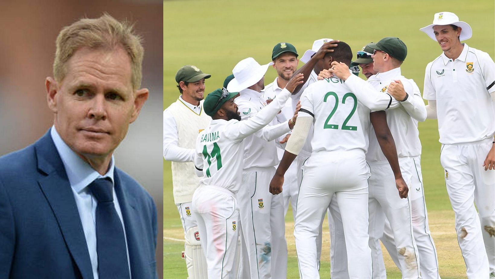 Shaun Pollock (L) opines on the chances of a result in the 1st India vs South Africa Test.