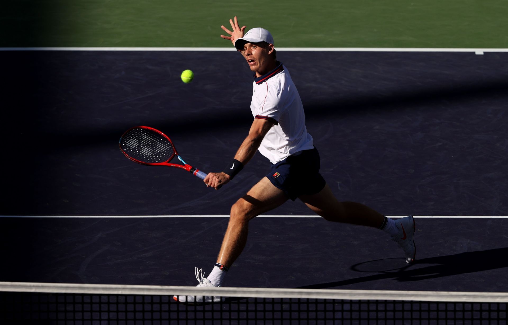 Denis Shapovalov at the 2021 BNP Paribas Open - Day 8