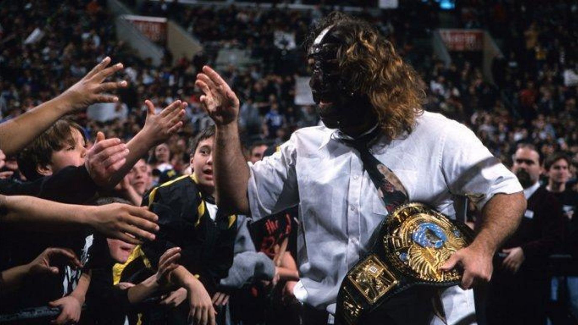 Mick Foley won the WWE Championship as Mankind.