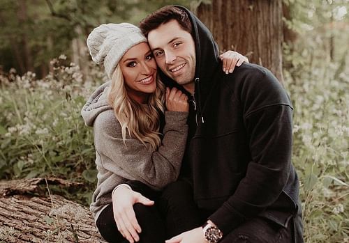 Emily and Baker Mayfield (photo:thenetline.com)