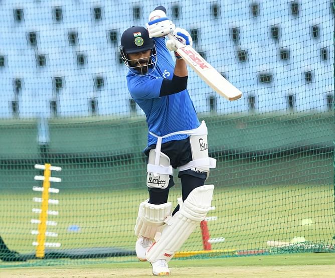Indian skipper Virat Kohli shares photos from net practice ahead of the Test series against South Africa