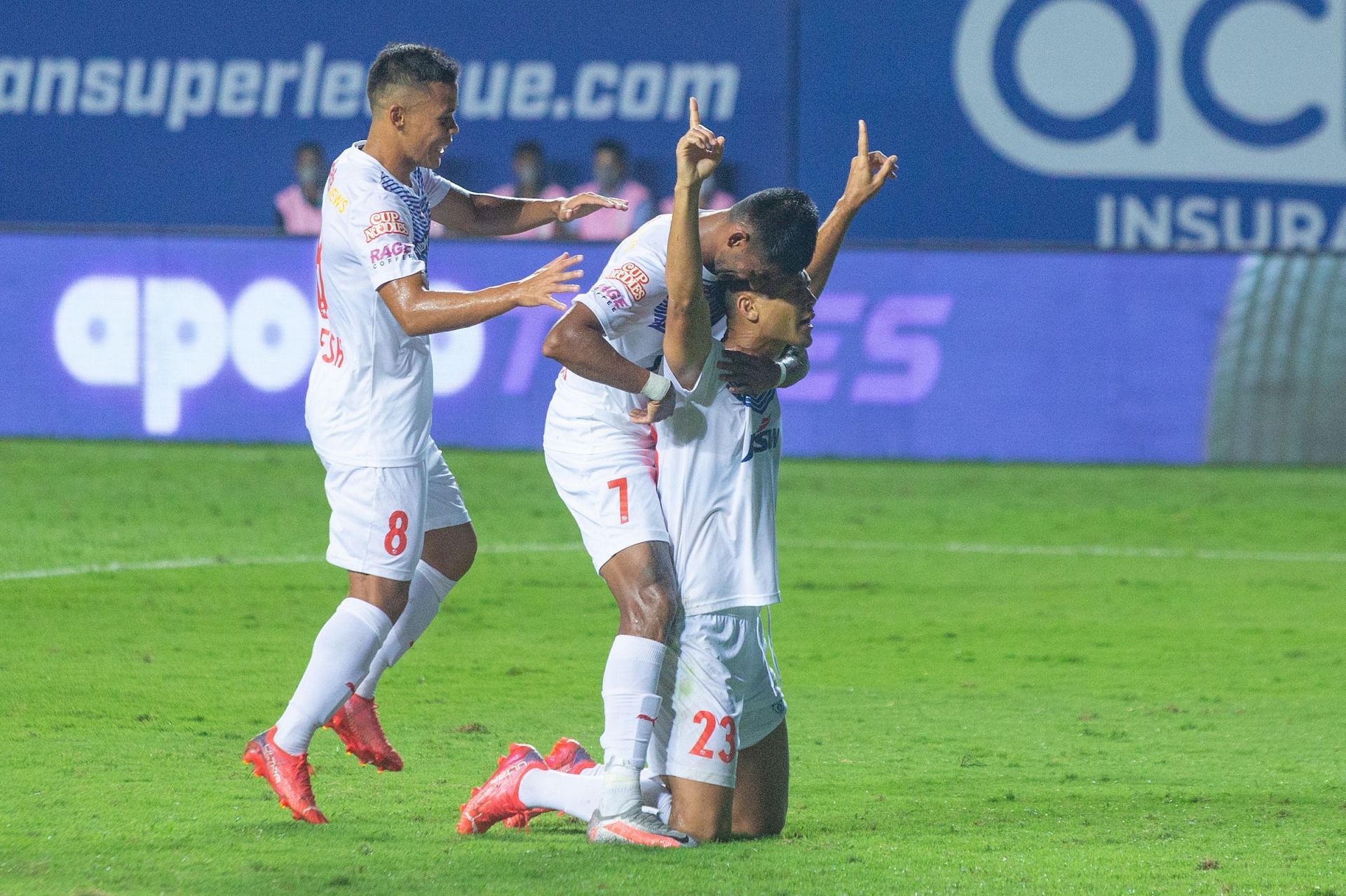 Bengaluru FC went into the break with a lead against Chennaiyin FC (Image Courtesy: ISL)