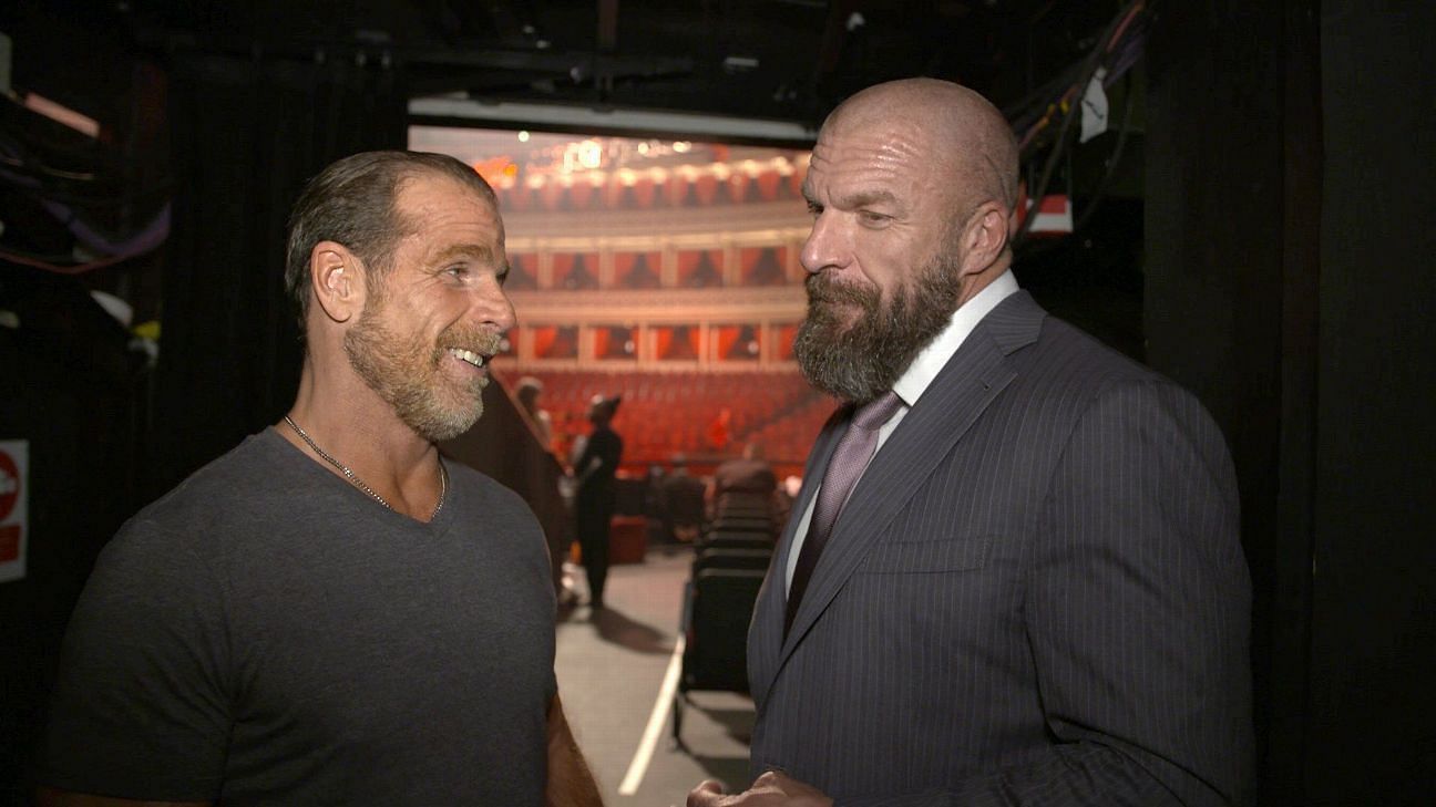 WWE Hall of Famers Shawn Michaels and Triple H