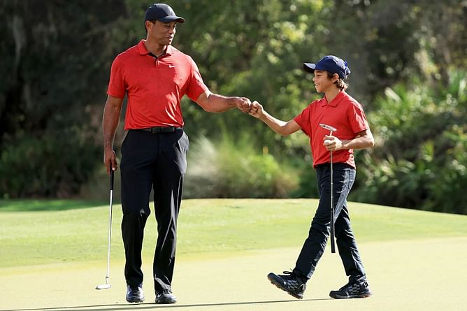 Who are Tiger Woods' kids? Golfing legend and son impress at PNC Championship