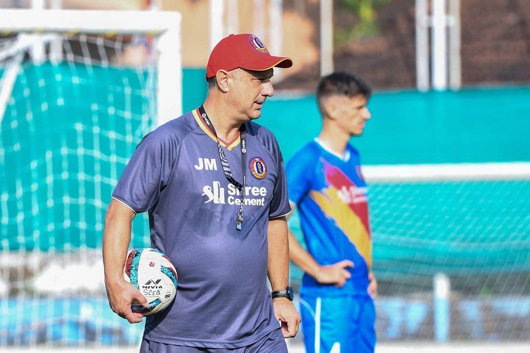 SC East Bengal&#039;s Jose Manuel Diaz at a training session (Image Courtesy: SC East Bengal Instagram)