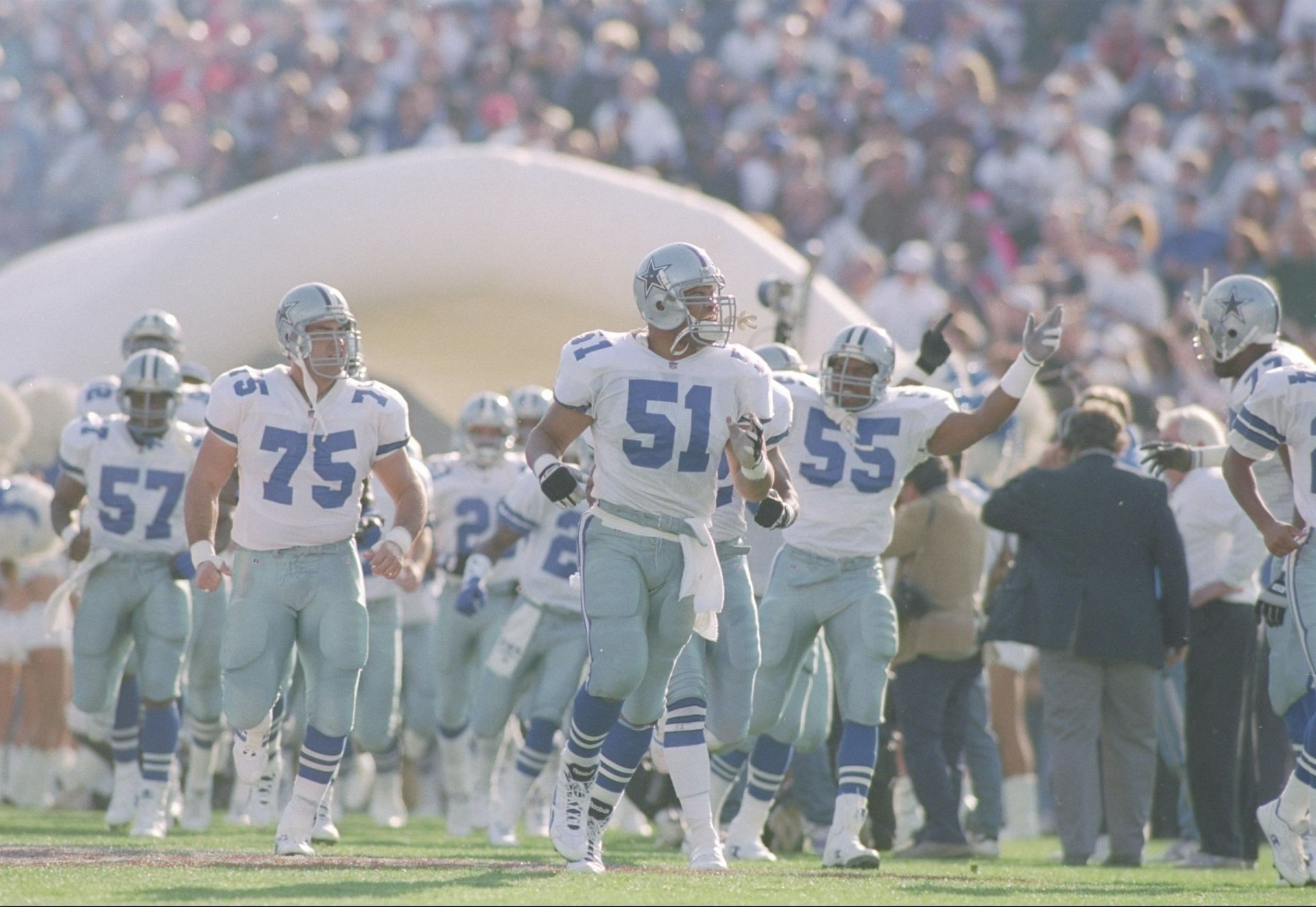 The mere sight of the Cowboys entering the stadium was enough to put fear in opponents during the 1992 season (Photo: Getty)