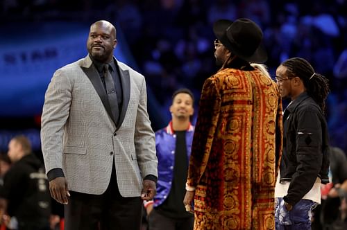 Shaquille O’Neal at the 2019 AT&T Slam Dunk Contest