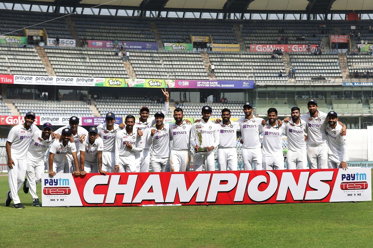 Team India recorded their 14th consecutive series win at home