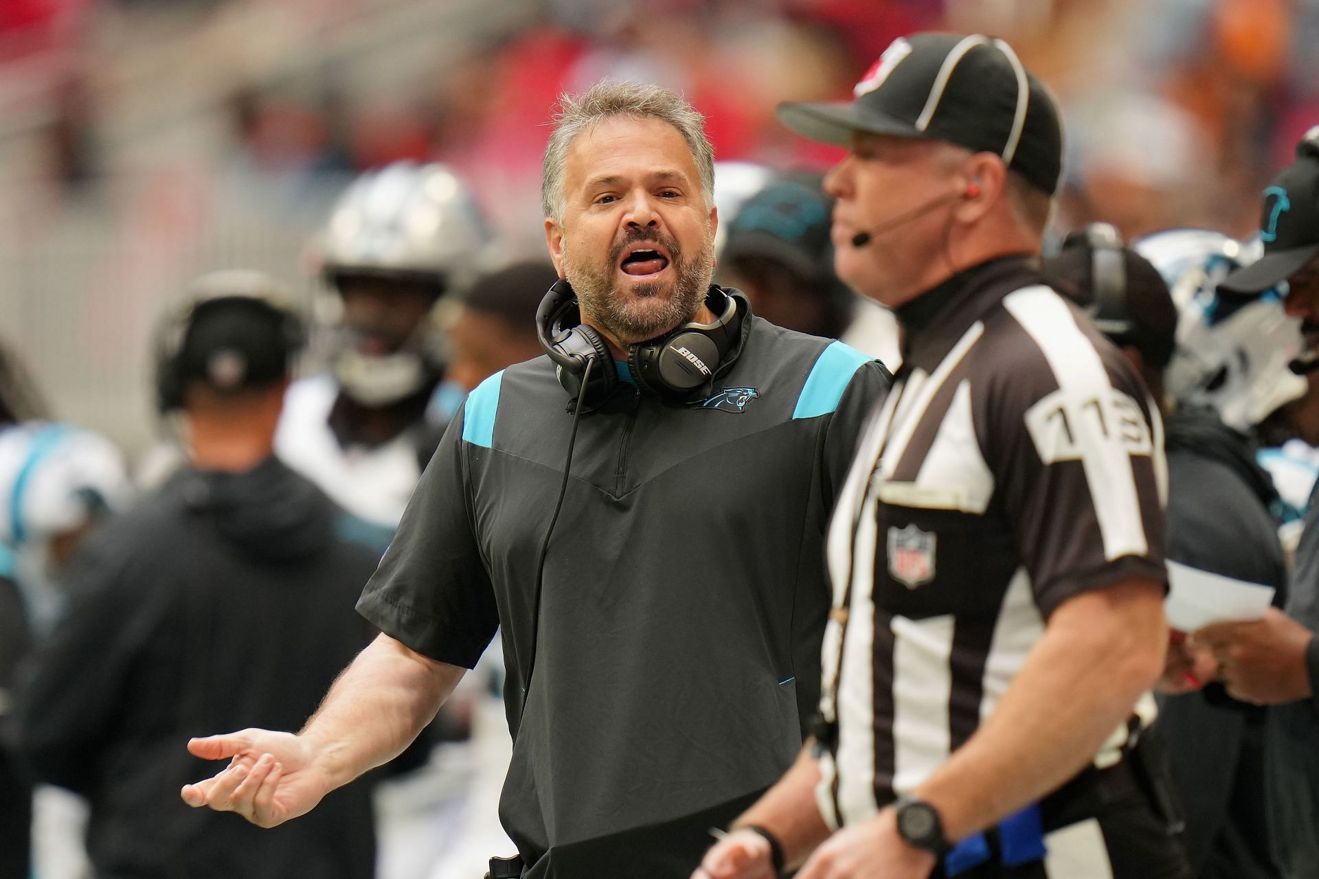 The constant departure of Christian McCaffrey haven&#039;t helped, but Matt Rhule has brought further offensive disappointment to Carolina (Photo: Getty)