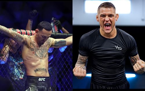 Max Holloway (left), Dustin Poirier (right) [Credits: @blessedmma, @dustinpoirier via Instagram]