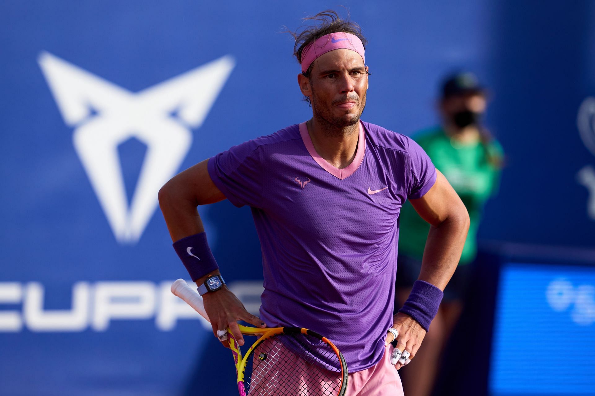 Rafael Nadal at the 2021 Barcelona Open