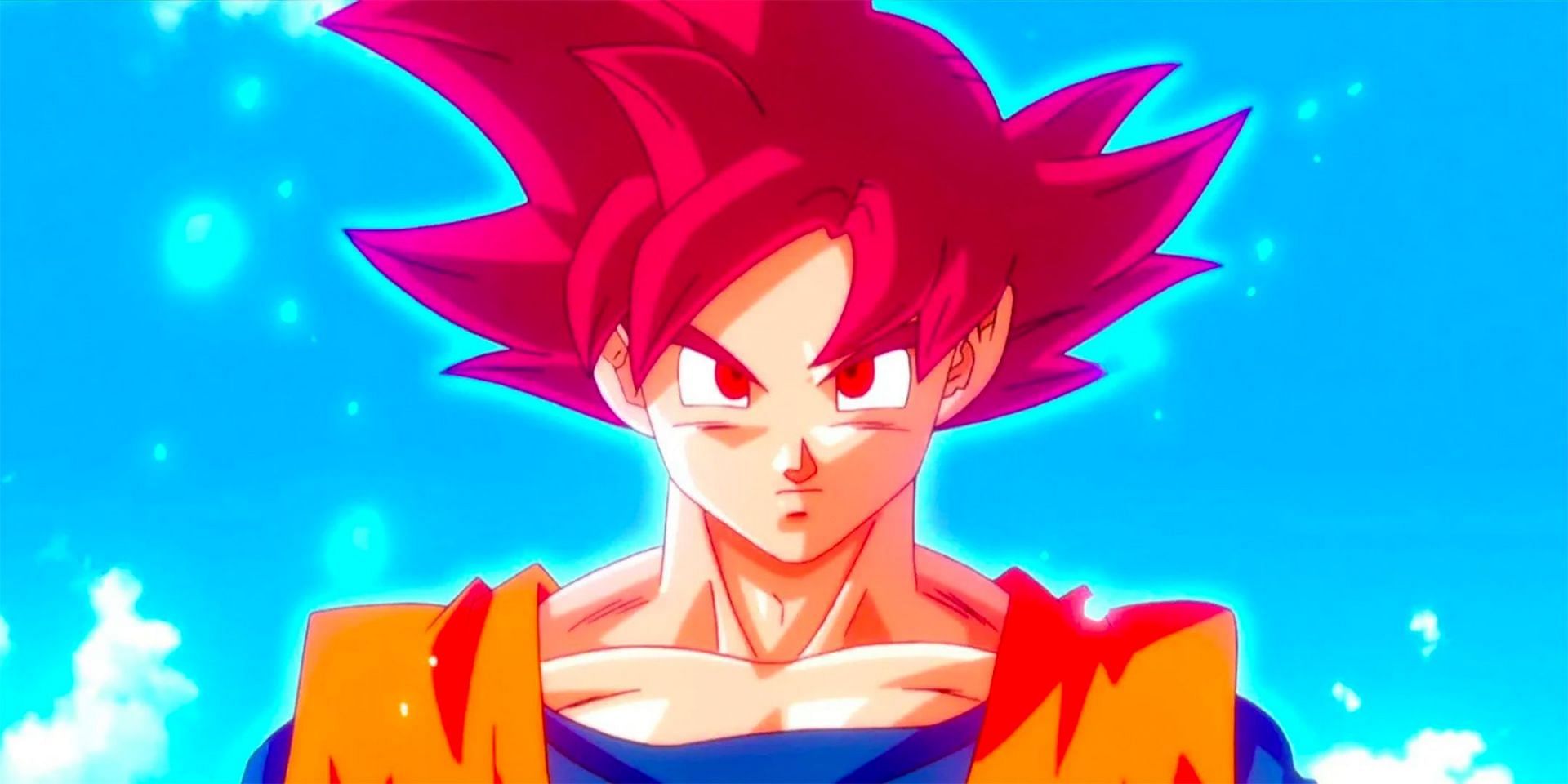 Goku Super Saiyan God (Image via Toei Animation)