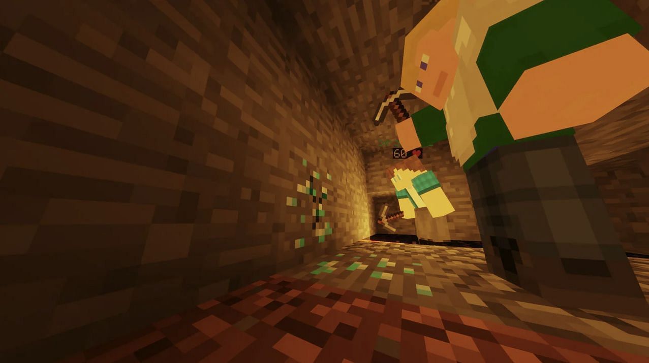 UltraHardCore is a PvP gamemode where players need to collect their own resources (Image via Minecraft)