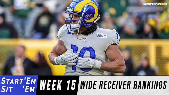 Fantasy Football Start 'Em Sit 'Em Week 15: Wide Receiver rankings