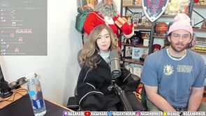 "I thought it was falling": Pokimane's cameo on HasanAbi's stream ruined by a "moving" Santa Claus figurine