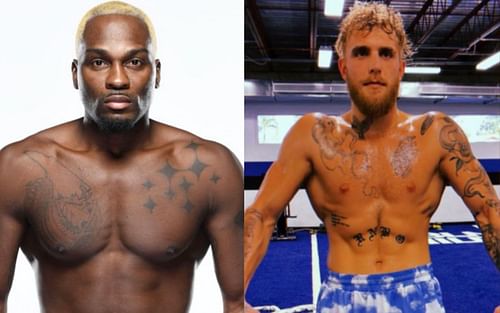 Derek Brunson (left) and Jake Paul (right) [Jake Paul image courtesy - @DerekBrunson on Twitter]