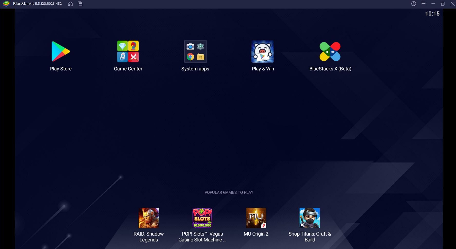 Open the emulator and use Google Play to install Free Fire MAX (Image via BlueStacks)