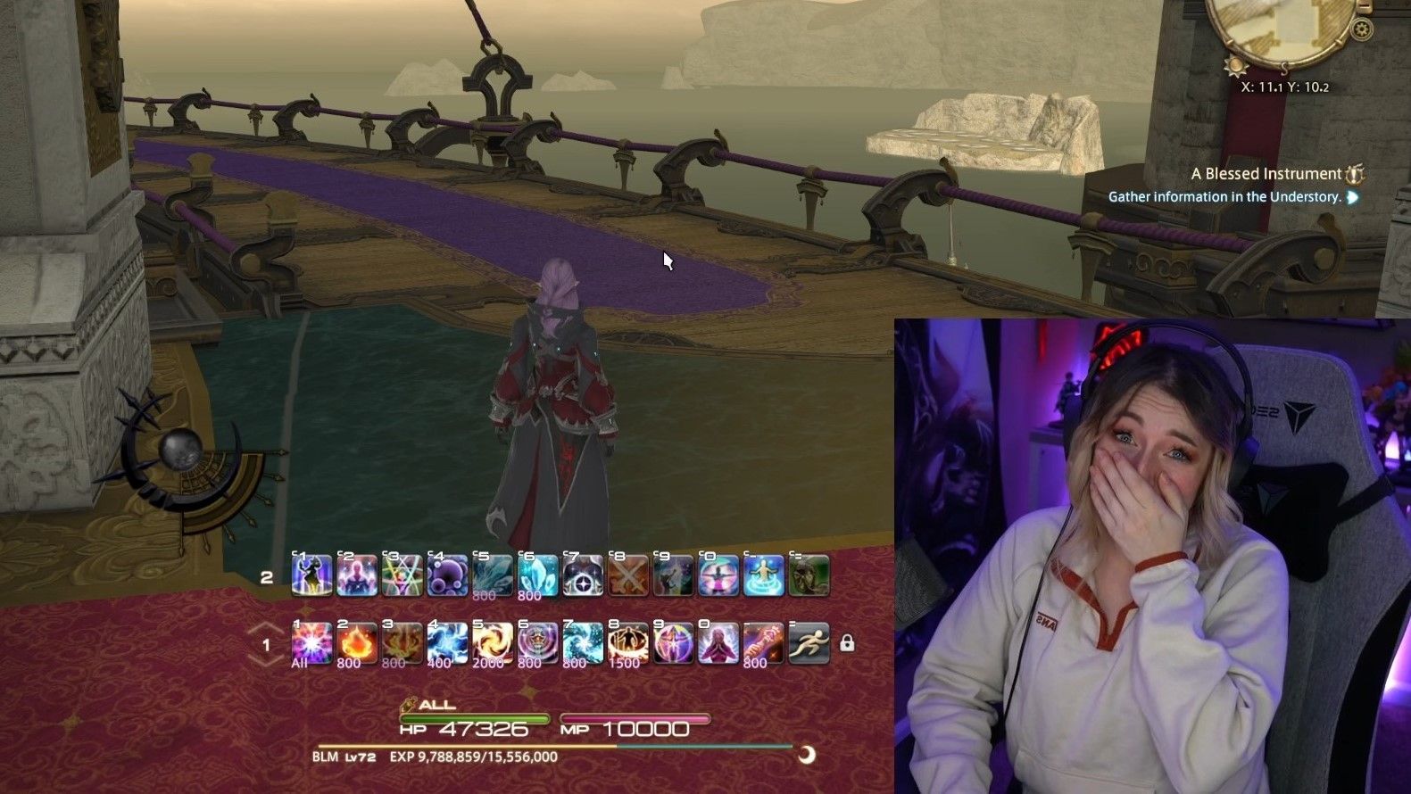Twitch streamer Third Artifact cries profusely after seeing an old viewer (Image via Twitch/Third_Artifact)