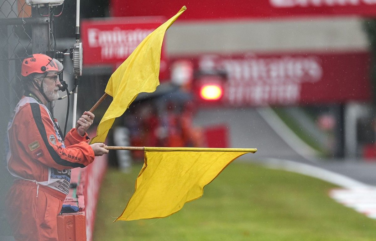 The yellow flags are usually warnings