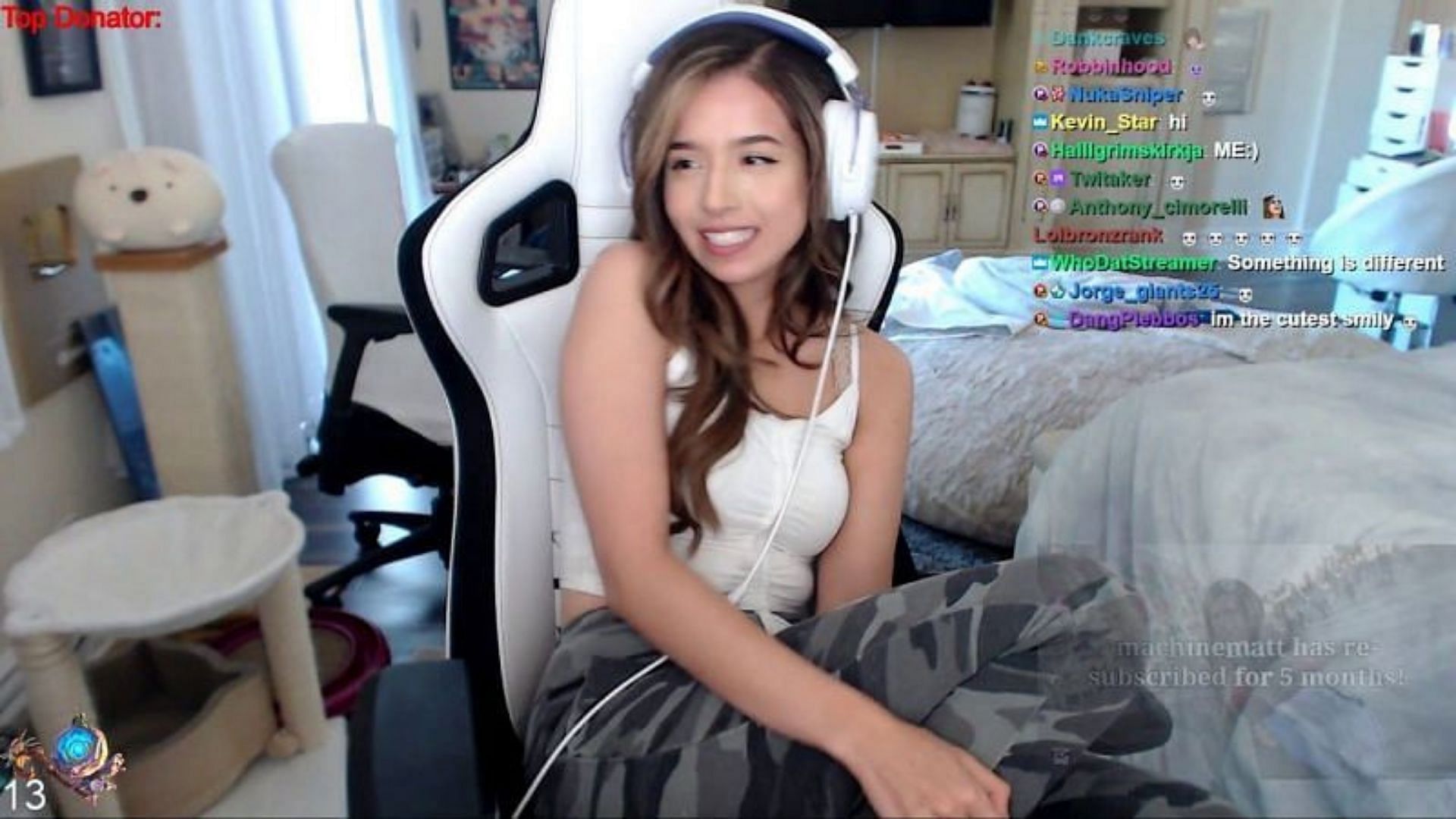 Pokimane has spoken about a fan who asked her along for his winter prom at TwitchCon (Image via Pokimane on Twitch)