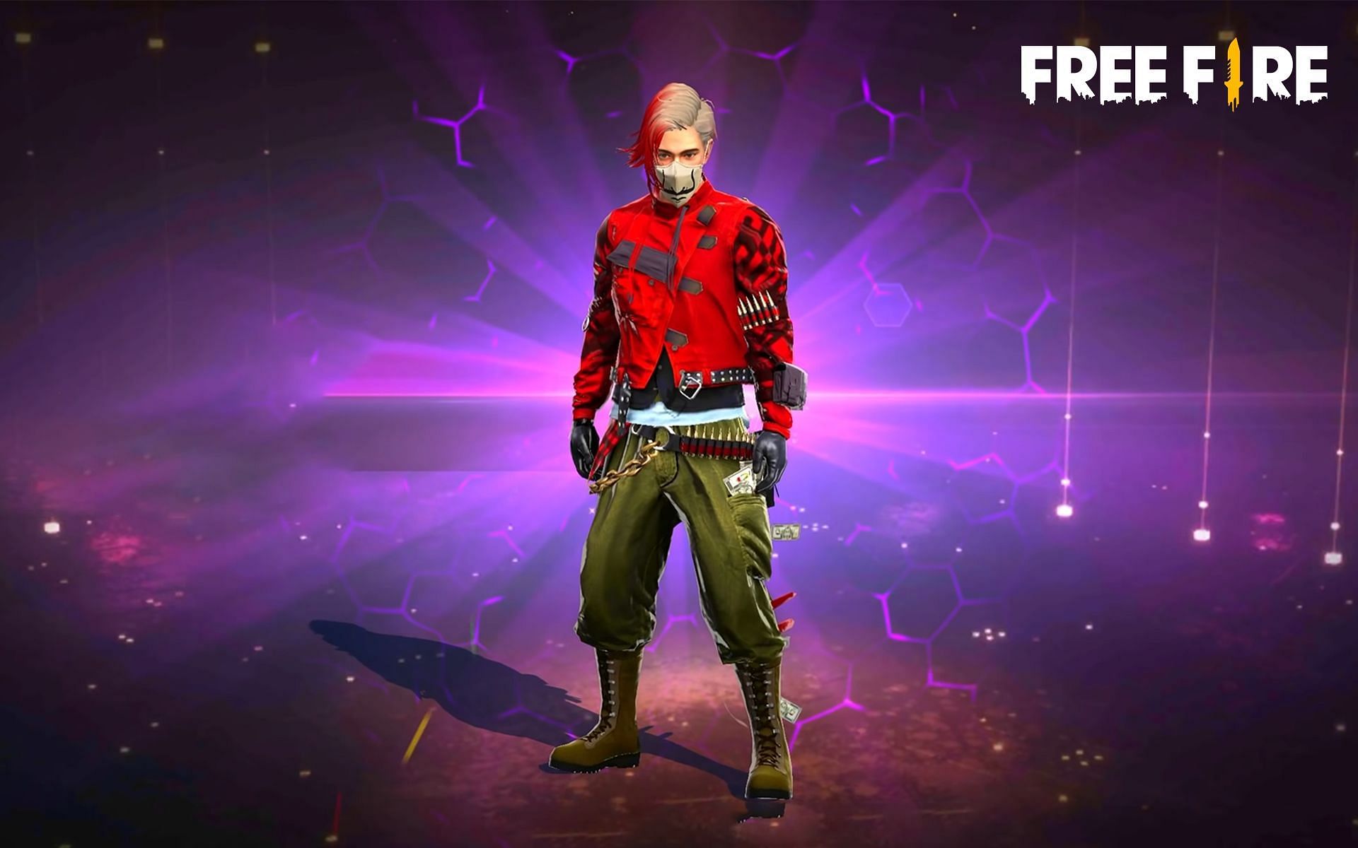 This is the Crimson Criminal bundle (Image via Free Fire)