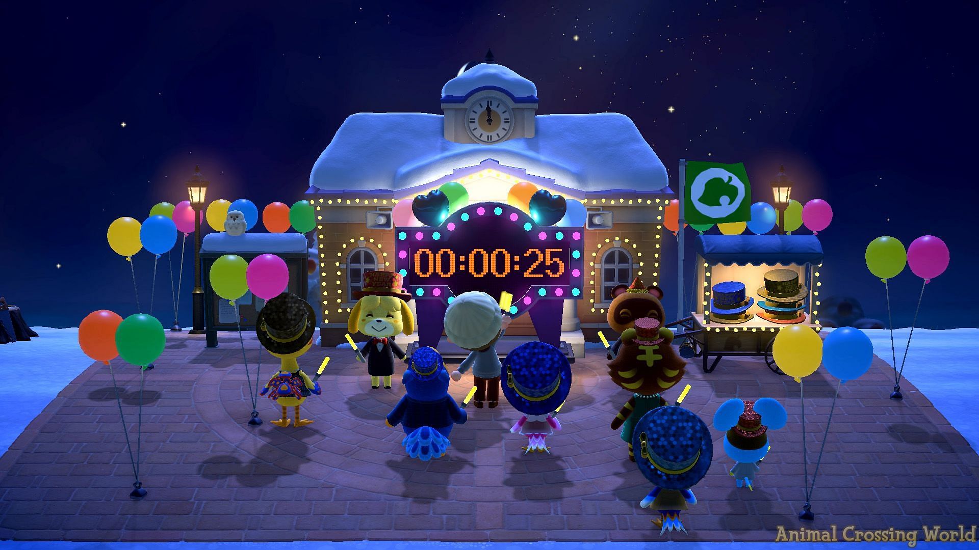 New Year&#039;s Countdown will have tons of new items and rewards (Image via Animal Crossing World)