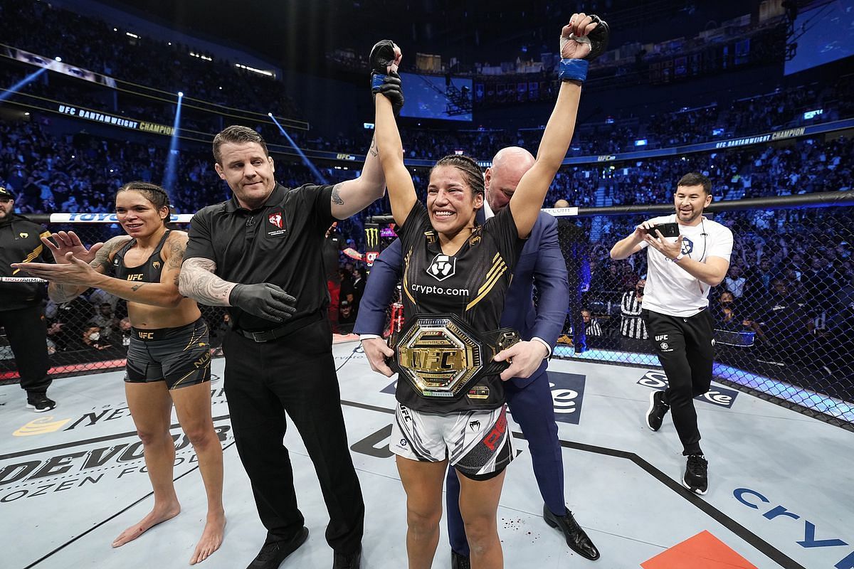 Julianna Pena became the UFC women&#039;s bantamweight champion at UFC 269