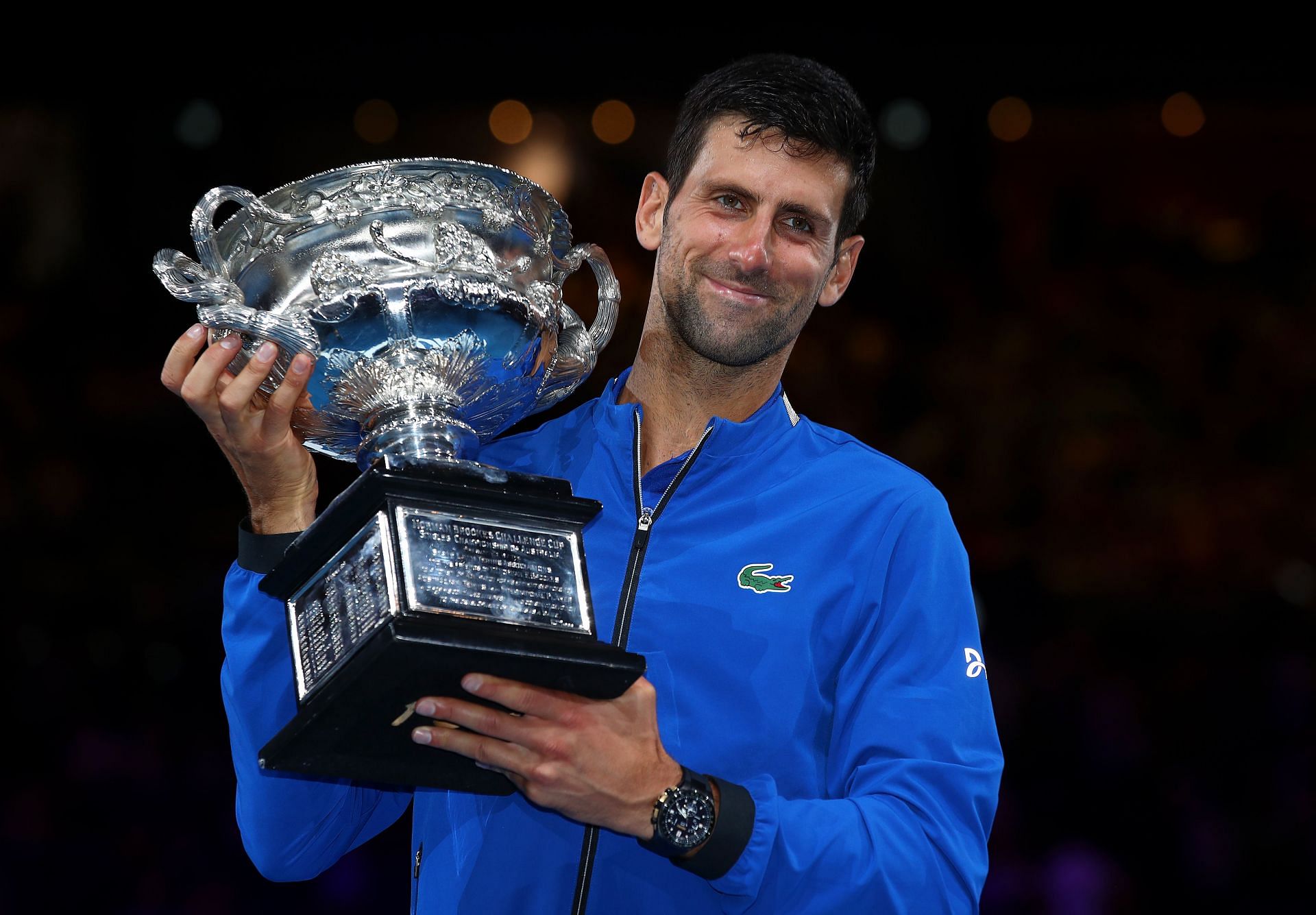 Novak Djokovic at the 2019 Australian Open.