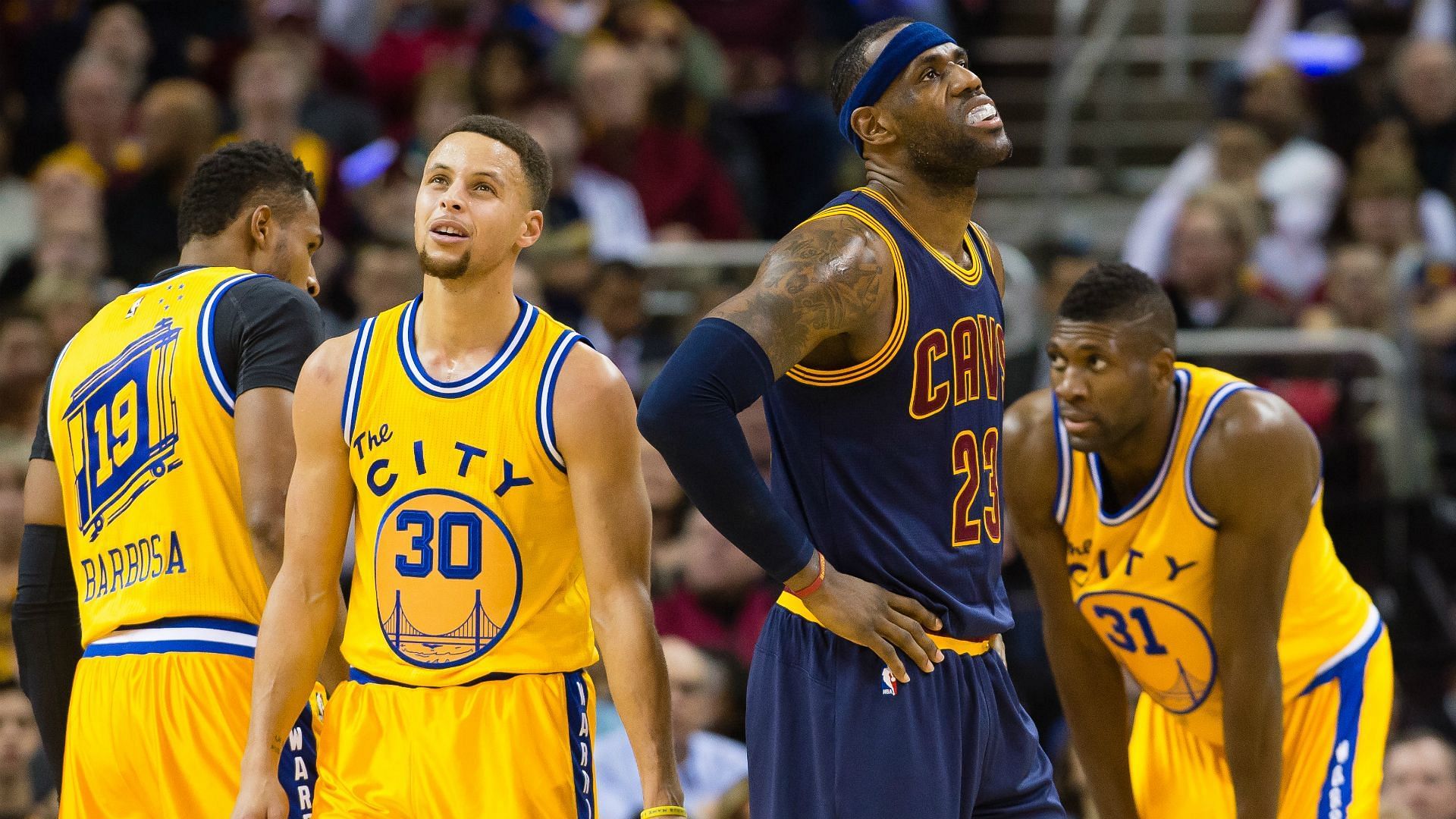 Steph Curry and LeBron James battled in a series for the ages for the 2016 NBA championship. [Photo: Sporting News]