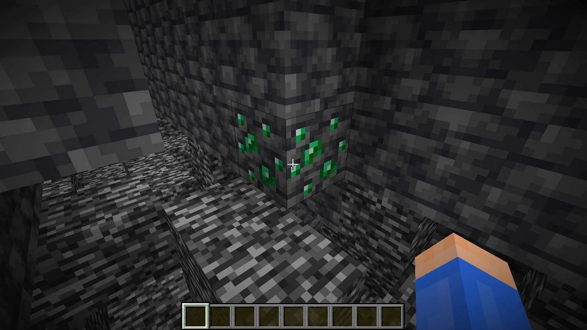 Deepslate Emerald Ore in Minecraft (Image via u/-Last_Wanderer Reddit)