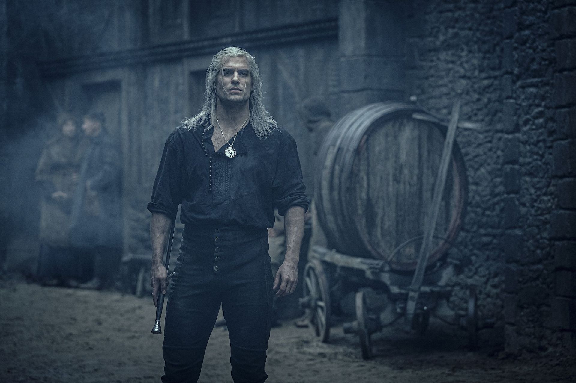 Henry Cavill as Geralt in The Witcher (Image via Netflix)