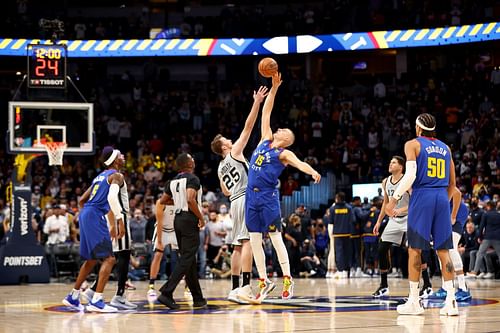 Denver Nuggets vs San Antonio Spurs.